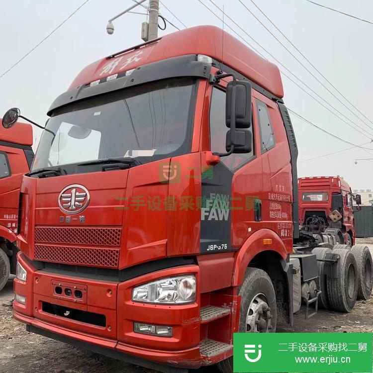 山东济宁出售二手解放半挂牵引车