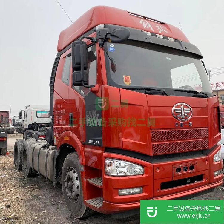 山东济宁出售二手解放半挂牵引车