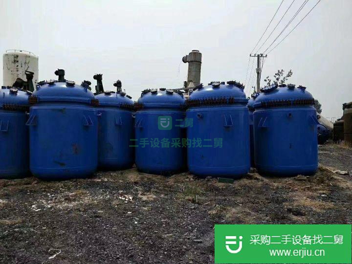 山東出售二手搪瓷反應(yīng)釜