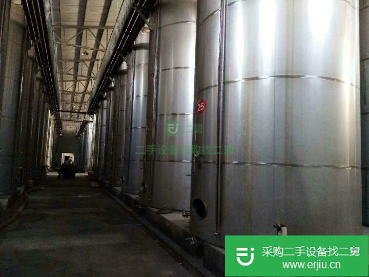 山東出售二手不銹鋼儲罐