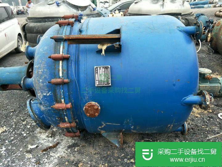 山東出售二手電加熱搪瓷反應釜
