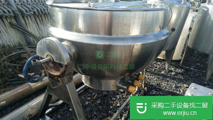 山東出售二手不銹鋼可傾斜夾層鍋