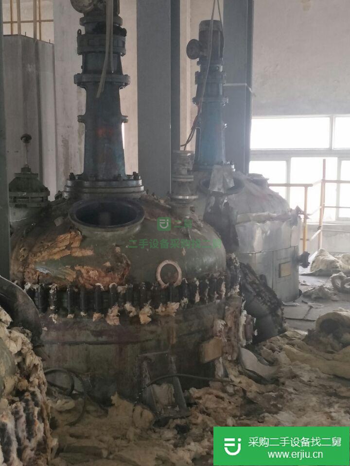 山東出售二手5噸搪瓷反應釜