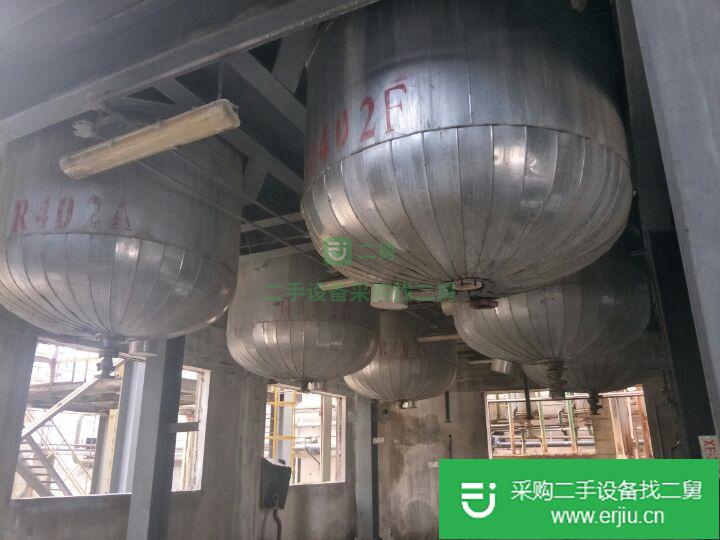 山東出售二手5噸搪瓷反應釜