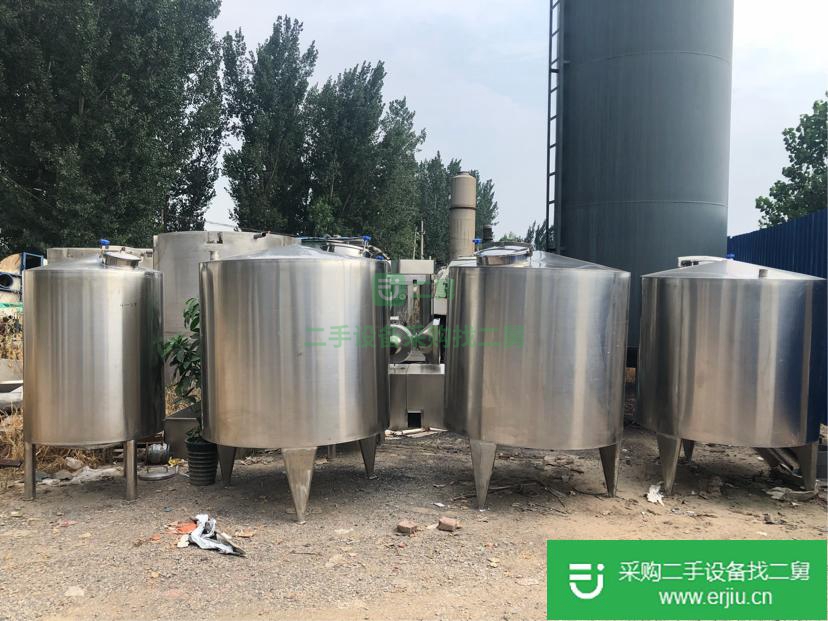 山東出售二手不銹鋼儲罐