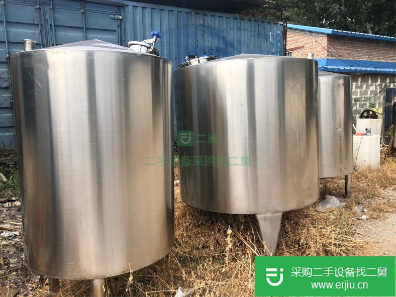 山東出售二手不銹鋼儲罐