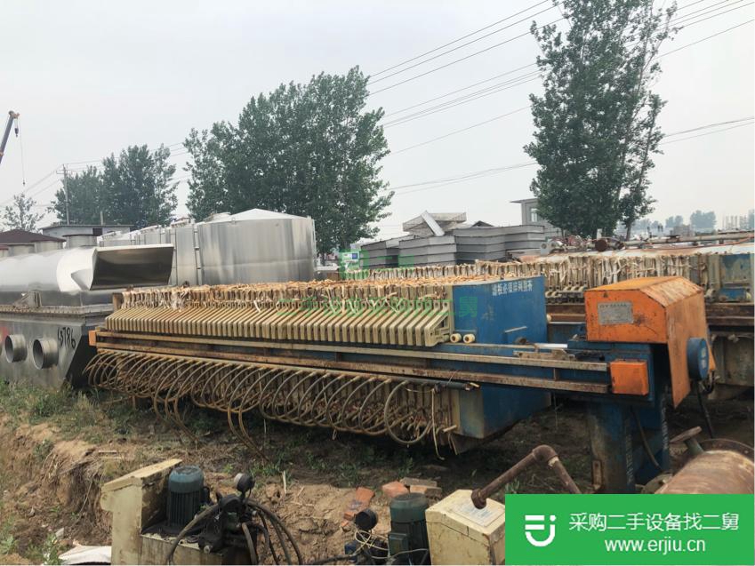 山東出售二手隔膜壓濾機