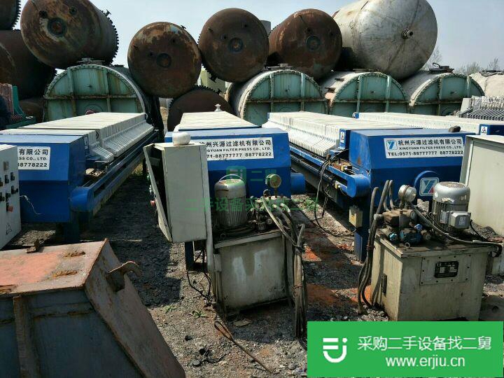 山東出售二手隔膜壓濾機