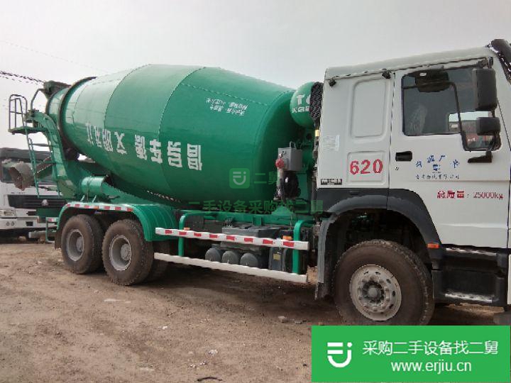 山東出售二手豪沃12方攪拌車