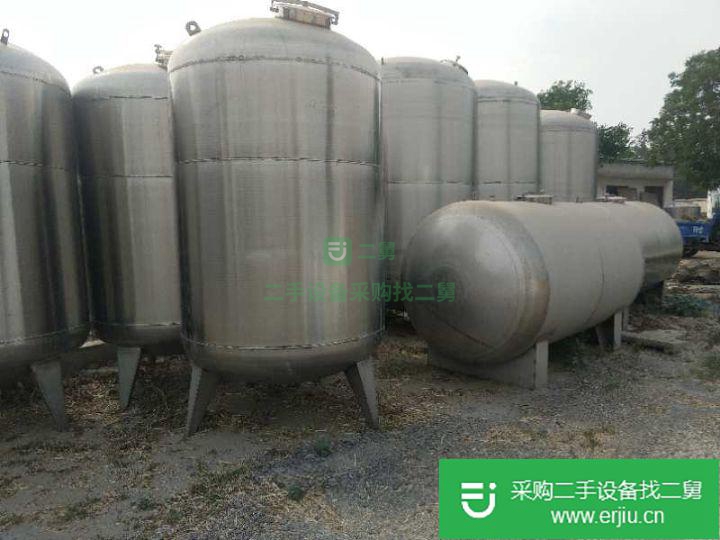 山東出售二手不銹鋼儲(chǔ)罐