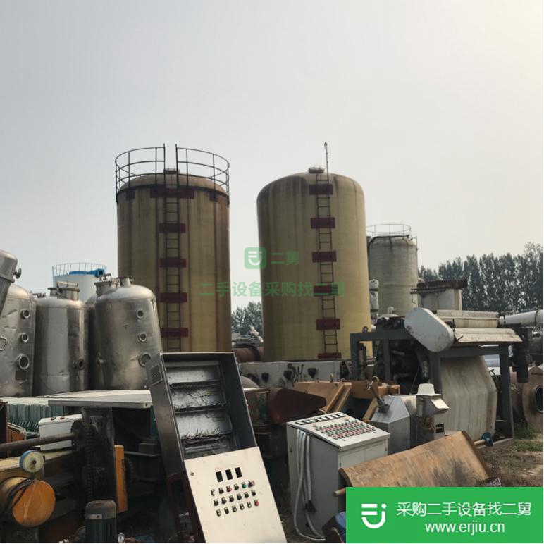 山東出售二手100立方玻璃缸儲罐