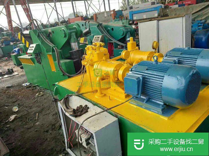 河南出售二手華宏雙電機鱷魚剪切機