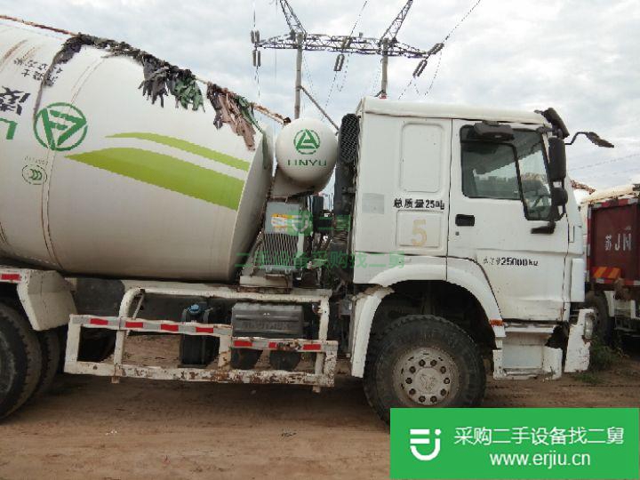山東出售二手國四大12方豪沃攪拌車