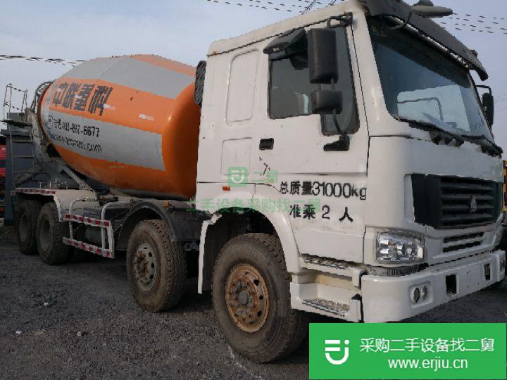 北京出售二手豪沃前四后八攪拌車