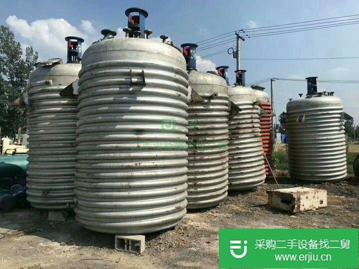 山東出售二手不銹鋼反應釜