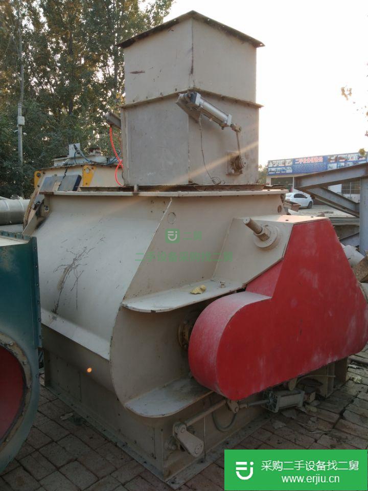 山東出售二手雙軸槳葉混合機