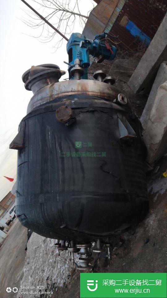 山東出售二手內盤管反應釜