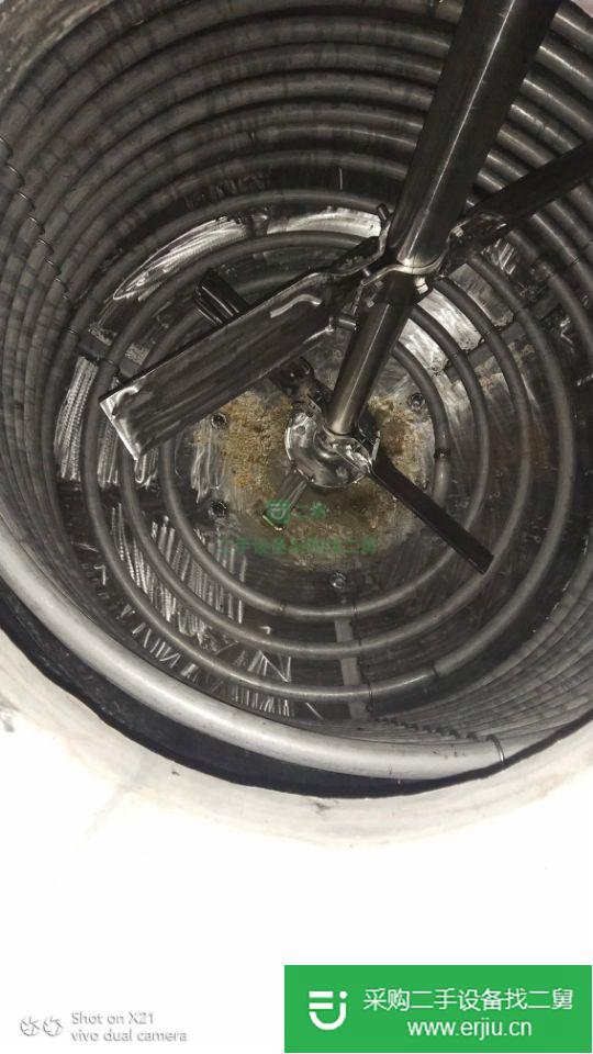山東出售二手內盤管反應釜