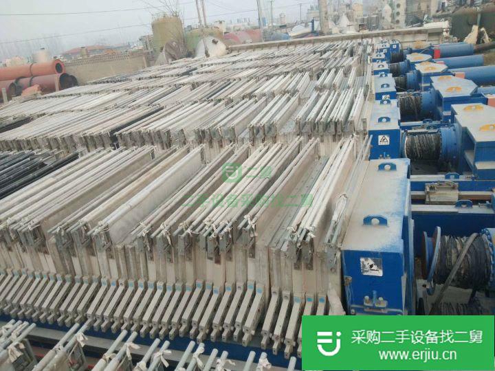 山東出售二手平方隔膜壓濾機