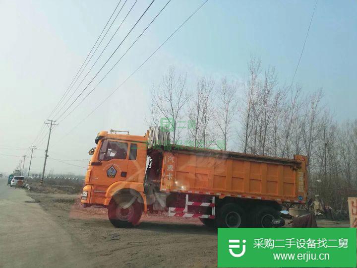 山東出售二手德龍自卸車