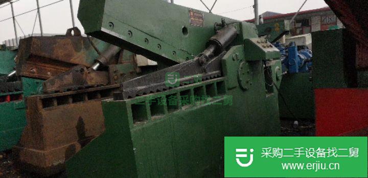 河南出售二手華宏160噸鱷魚式剪切機(jī)