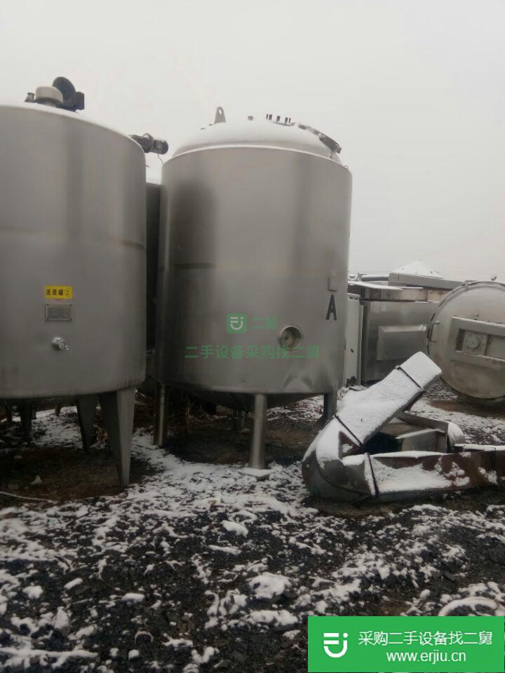 山東出售二手不繡鋼儲罐