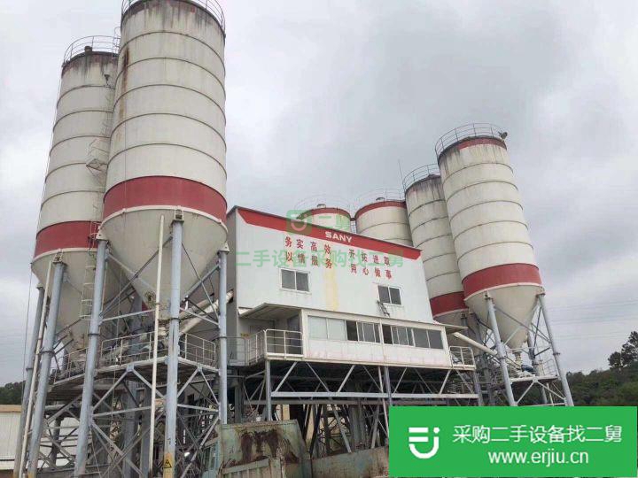 河北出售二手三一重工180攪拌站