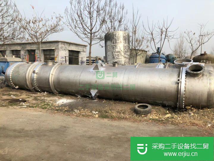 山東出售二手不銹鋼列管冷凝器