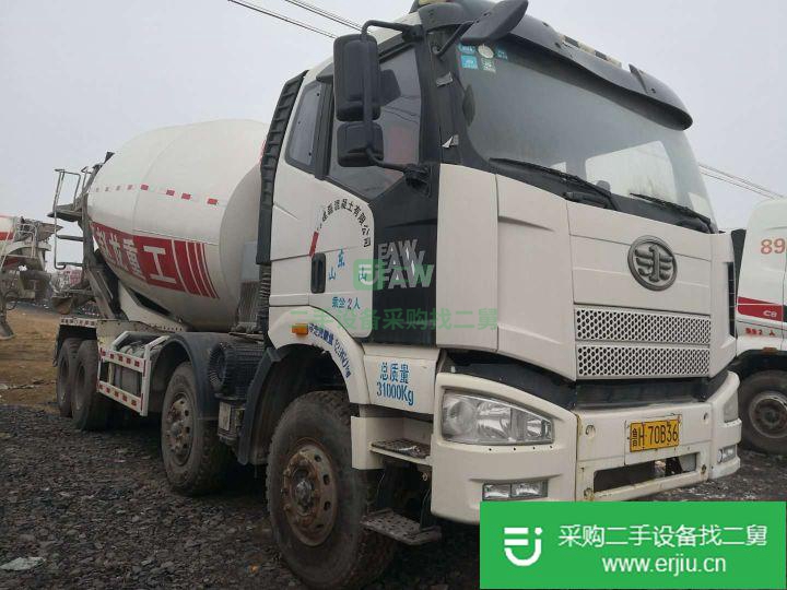山東出售二手18方攪拌車