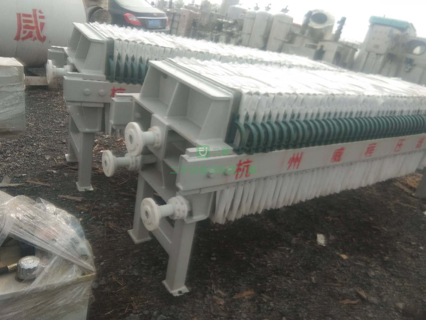 二手杭州威程30平方壓濾機