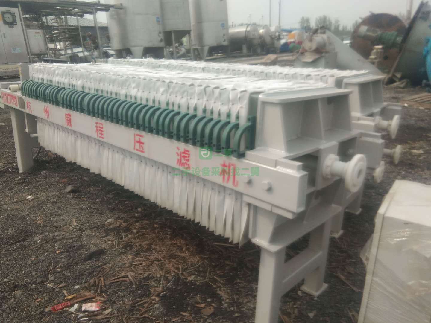 二手杭州威程30平方壓濾機