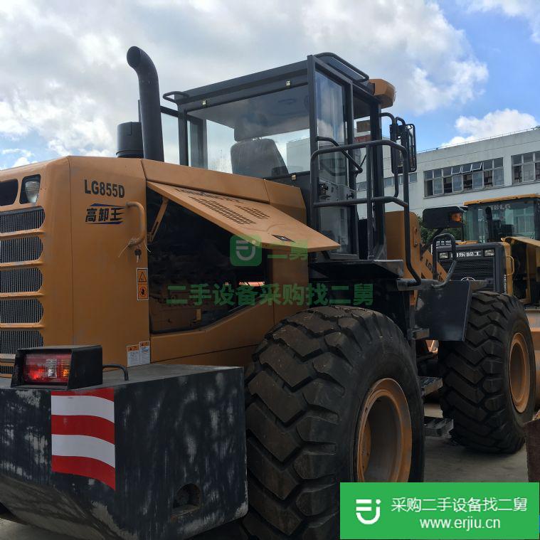 轉讓:二手裝載機龍工855D環保50鏟車