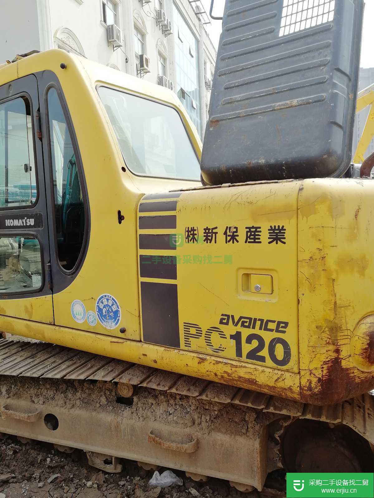 青海出售二手小松 PC120L，12噸 挖掘機