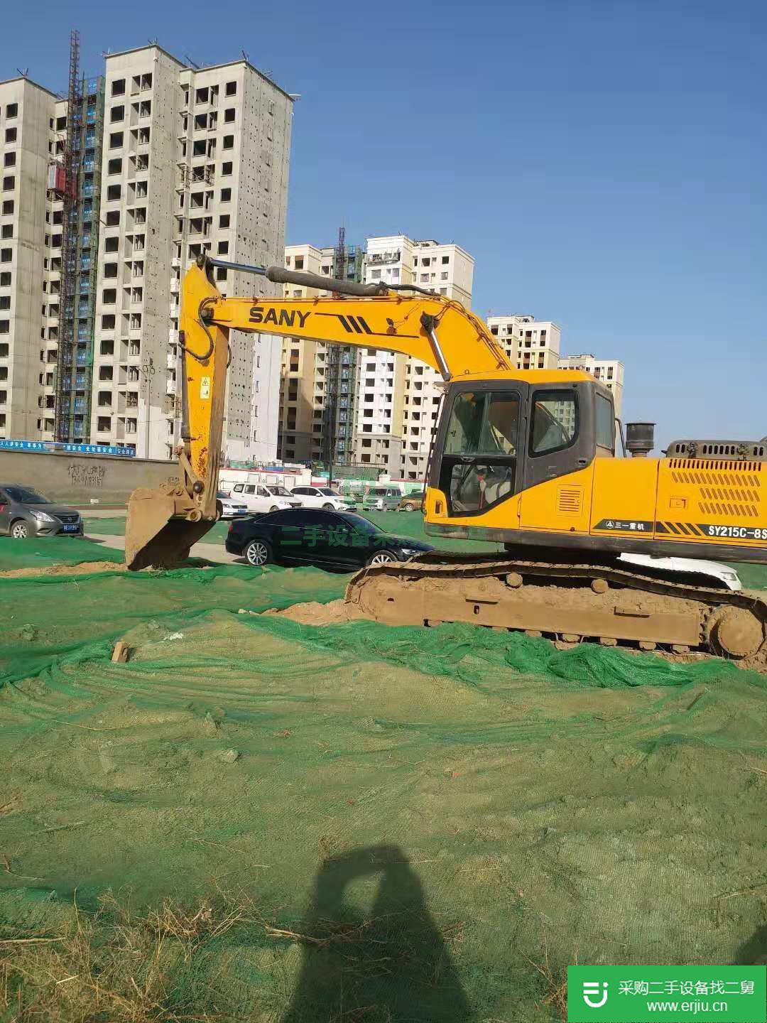 陜西省出售二手SY215C-9 挖掘機