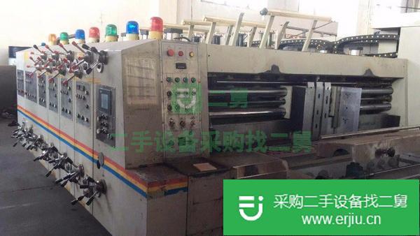 出售上海今昌四高速印刷機、開槽加圓模、紙箱機械