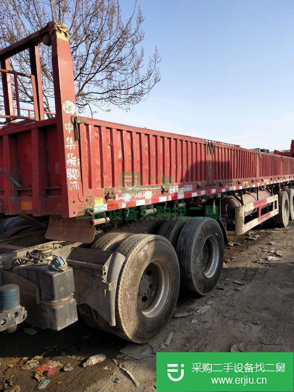 內蒙古出售二手平板半掛車九成新