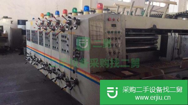 出售上海今昌四高速印刷機、開槽加圓模、紙箱機械
