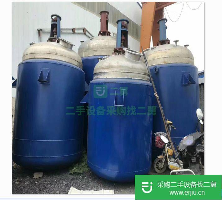 山東濟寧出售九成新的二手搪瓷反應釜