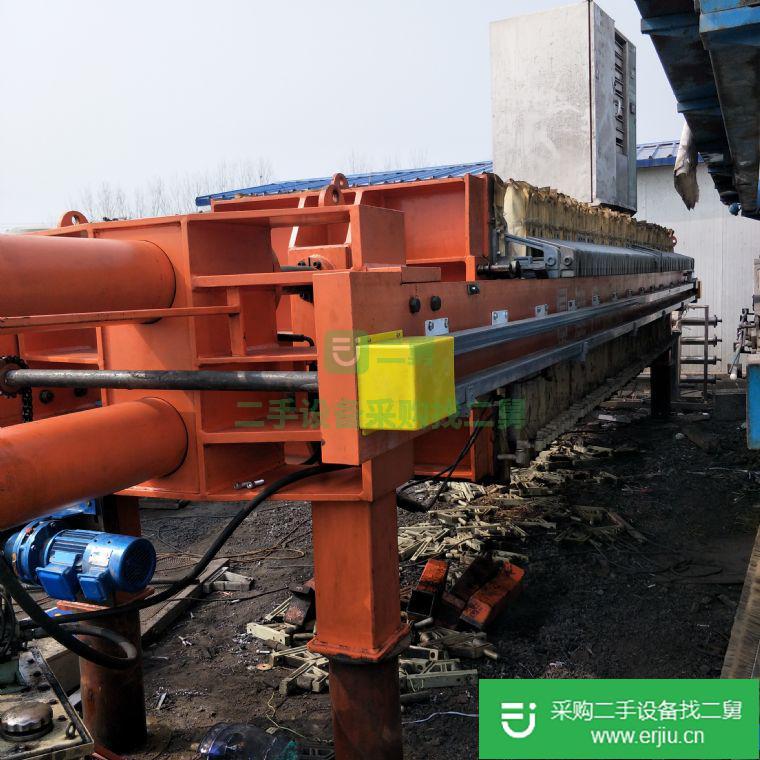 出售二手自動(dòng)150平方壓濾機(jī)