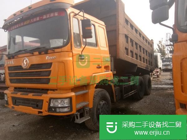 出售陜汽德龍后八輪二手自卸車