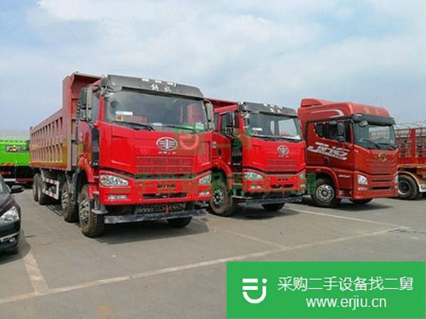 出售陜汽德龍后八輪二手自卸車