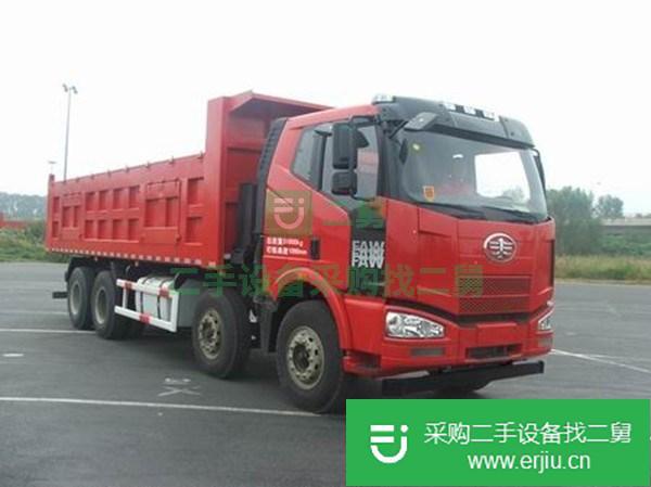 出售陜汽德龍后八輪二手自卸車