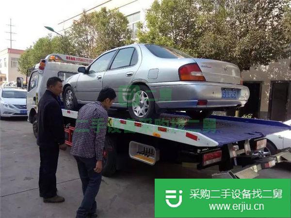 出售東風(fēng)多利卡黃牌一拖二平板救援車