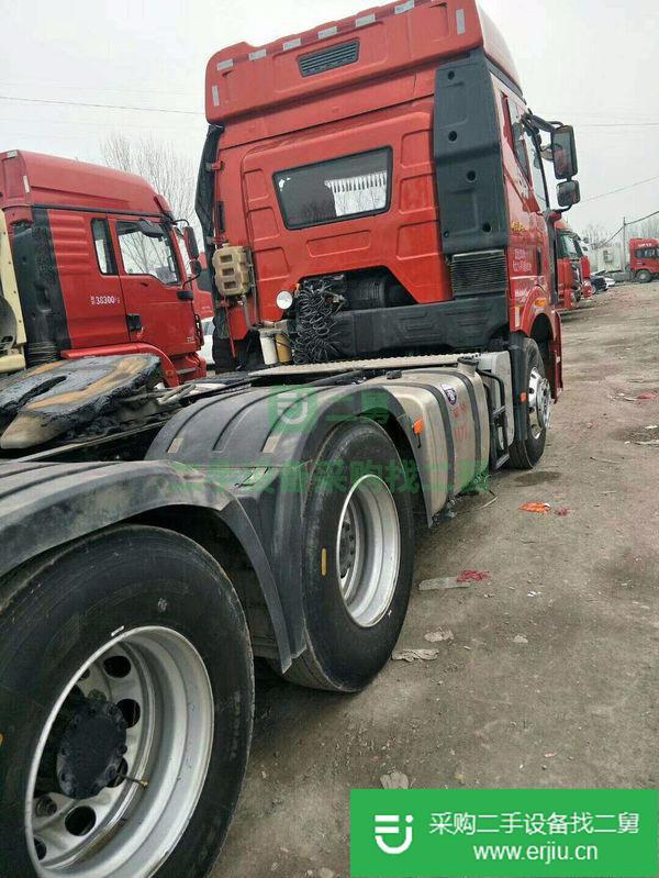 出售17年國五領航500馬力,J6P牽引車