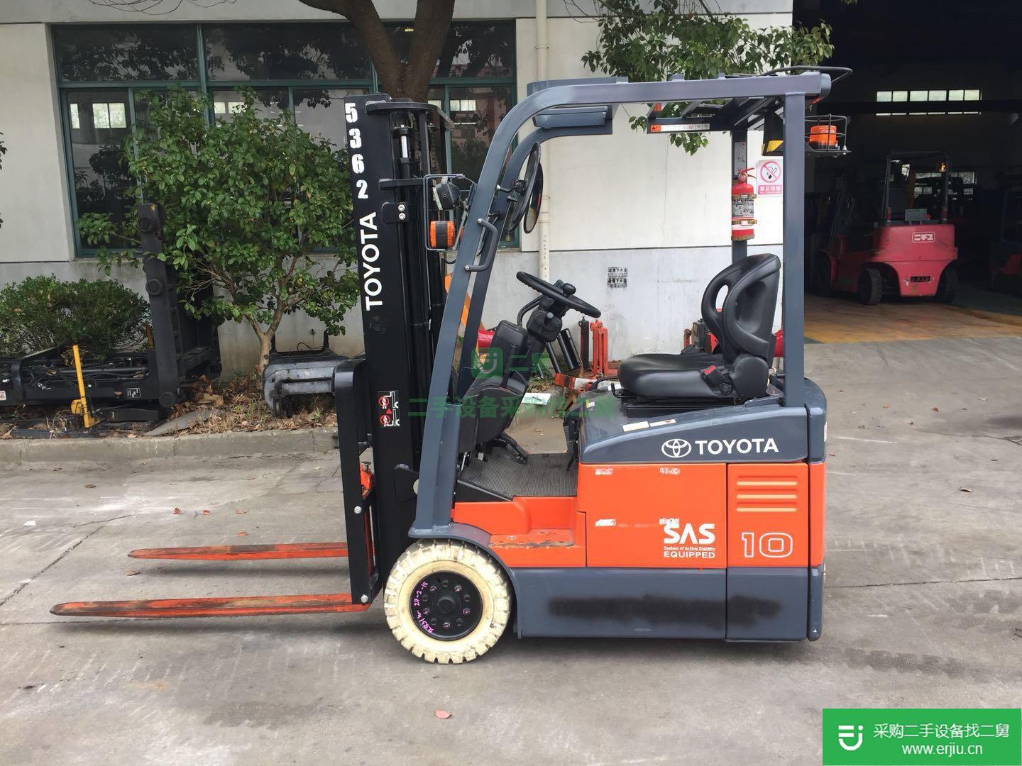 出售二手豐田1噸2噸全交流電動叉車二手電動叉車(豐田1噸2噸電動叉車）
