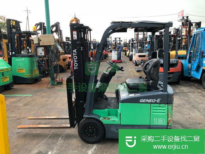 出售二手豐田1噸2噸全交流電動叉車二手電動叉車(豐田1噸2噸電動叉車）