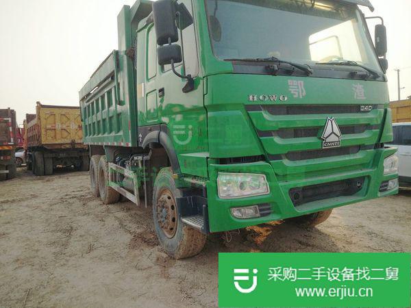 出售二手陜汽德龍豪沃工程翻斗自卸車