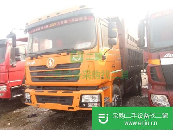 出售陜汽德龍后八輪二手自卸車