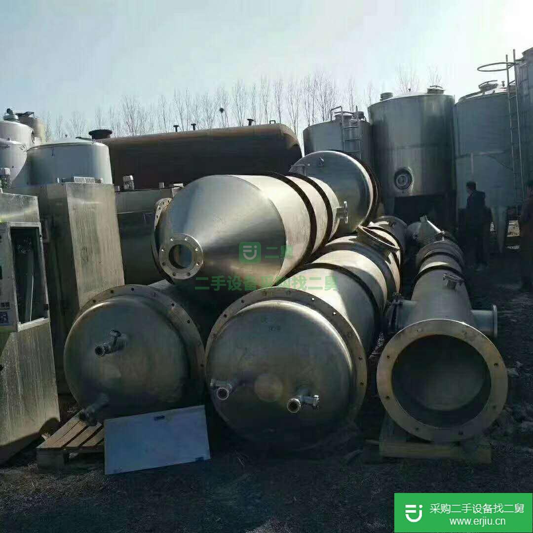 出售二手10噸三效降膜蒸發器