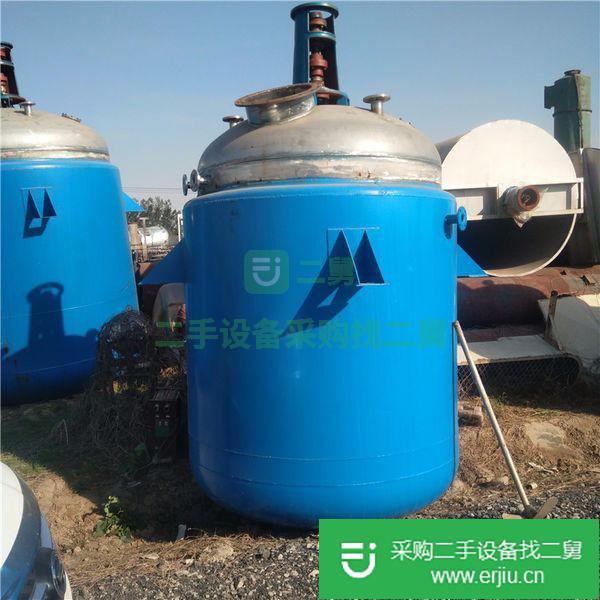 廣西北海市出售1-15噸二手不銹鋼反應釜,搪瓷反應釜